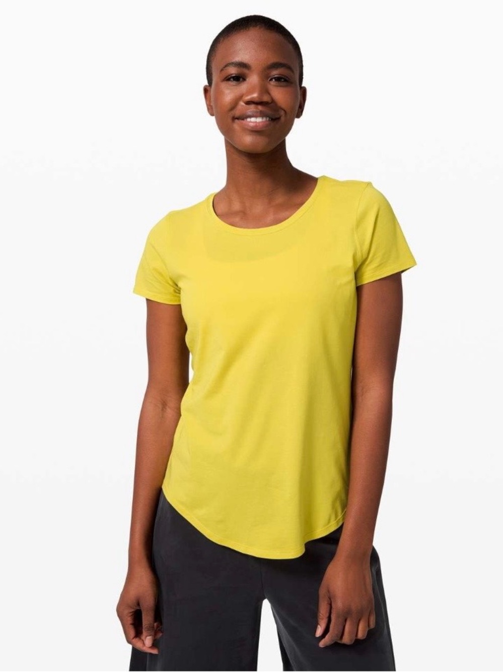 NWT Lululemon Love Crew III in Soleil Yellow Size 8 Activewear Athleisure